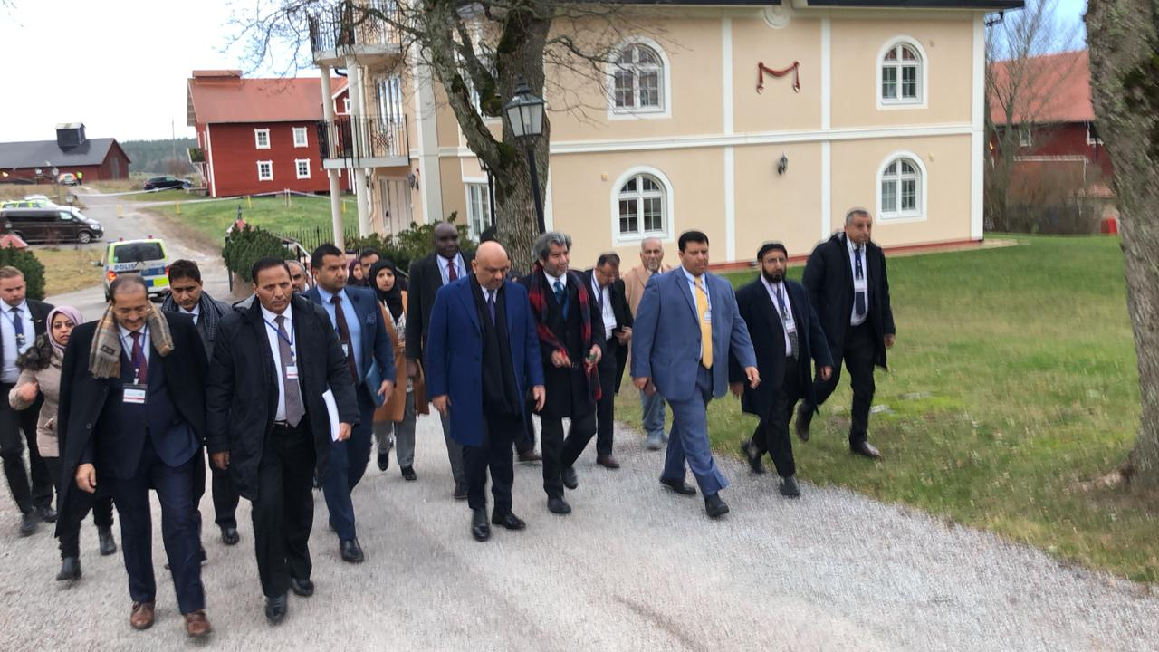 وفد الشرعية الى السويد