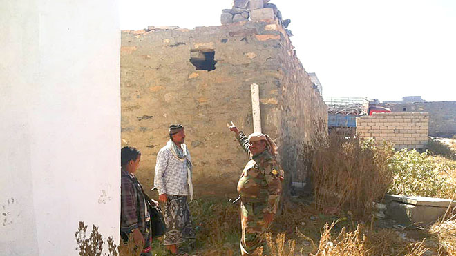 الفتحة التي فر منها السجناء