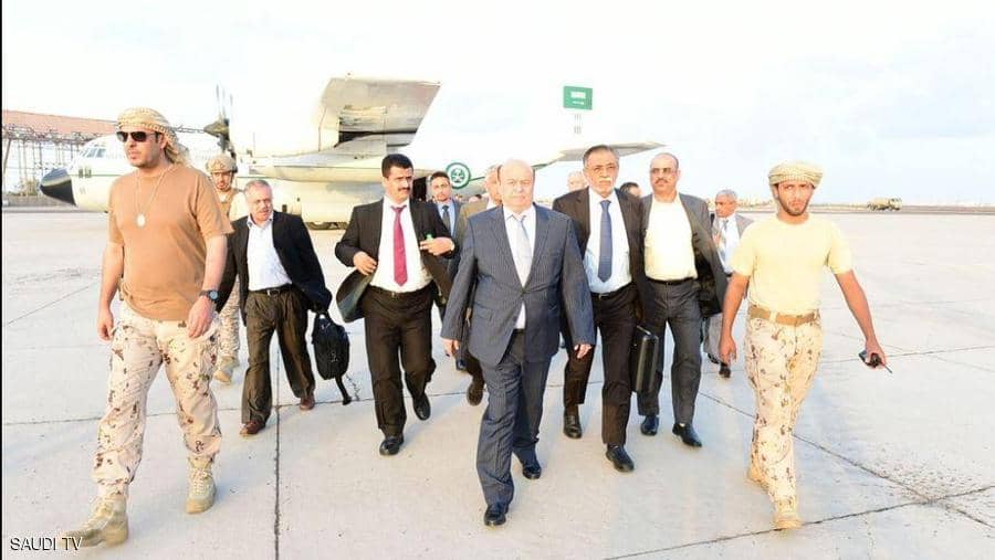صورة ارشيفية الرئيس هادي في عدن