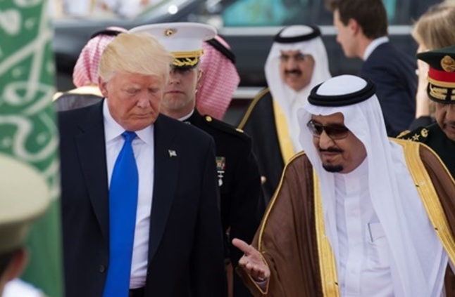 ترامب والملك سلمان