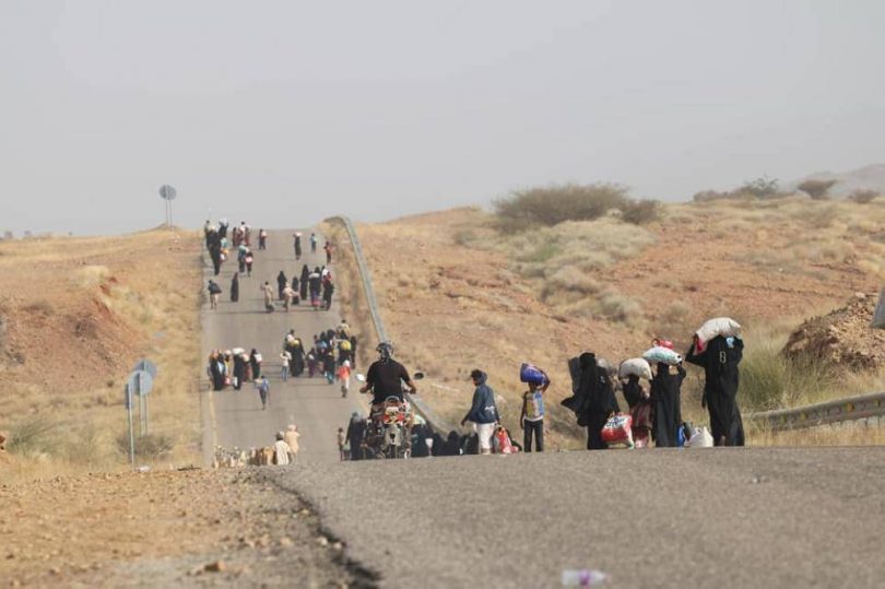 النازحين في حجة